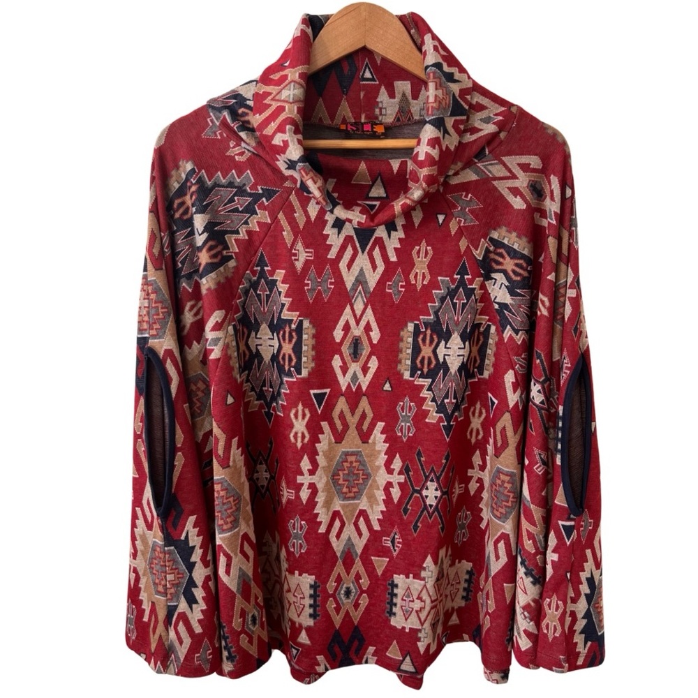 Wool Blend Poncho One Size